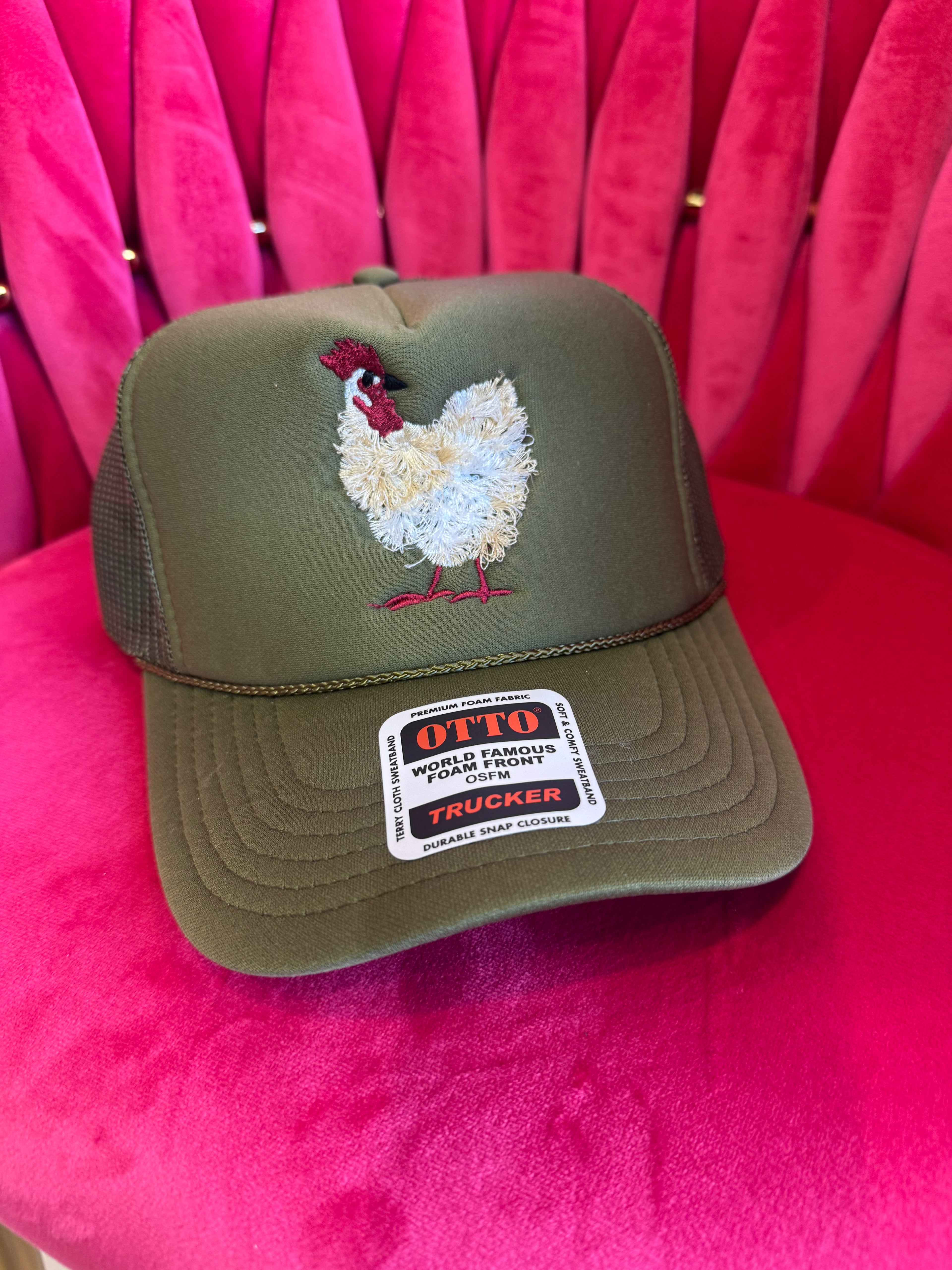 Rooster Trucker hat