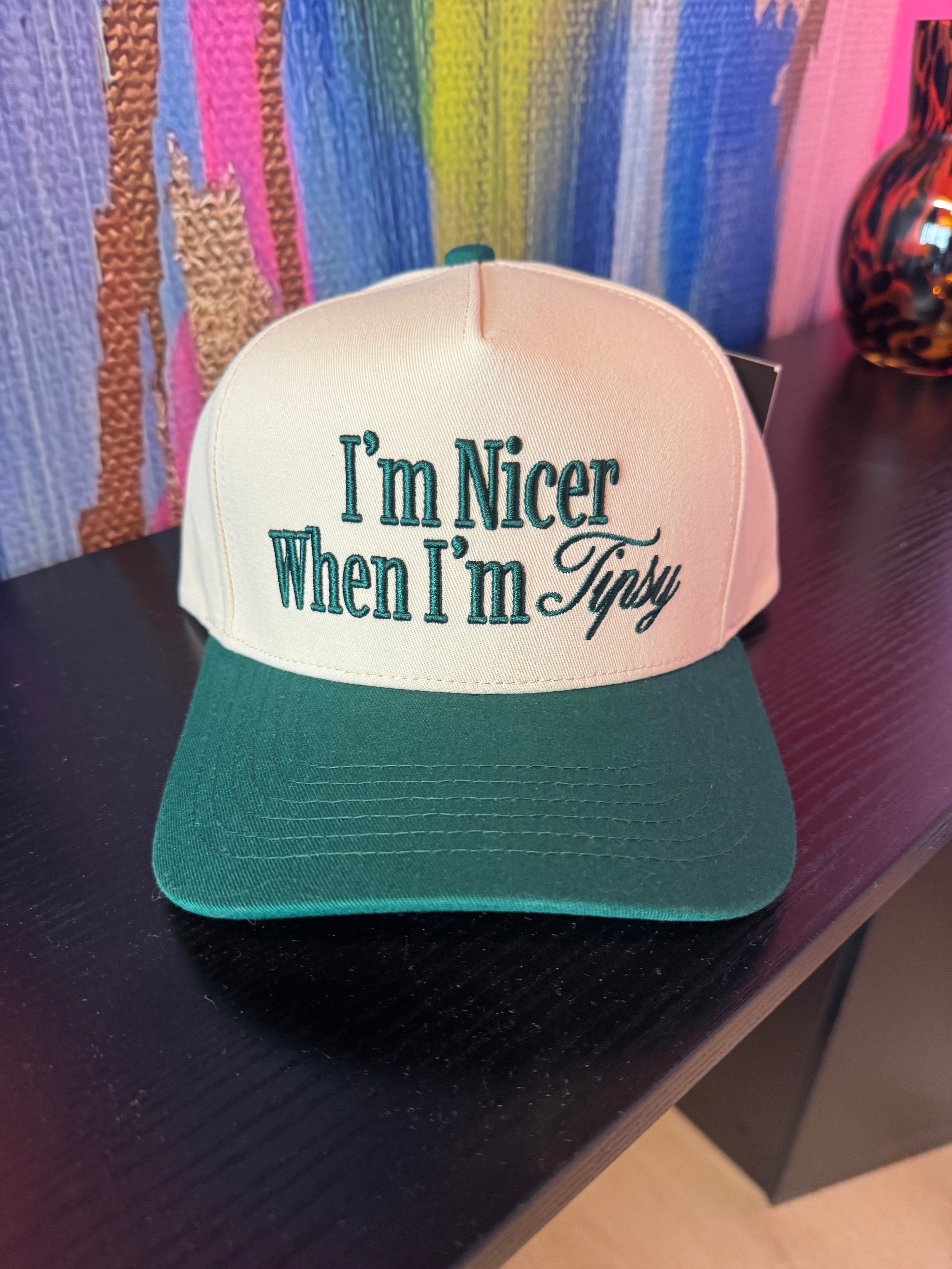 I'm Nicer When I'm Tipsy Trucker Hat