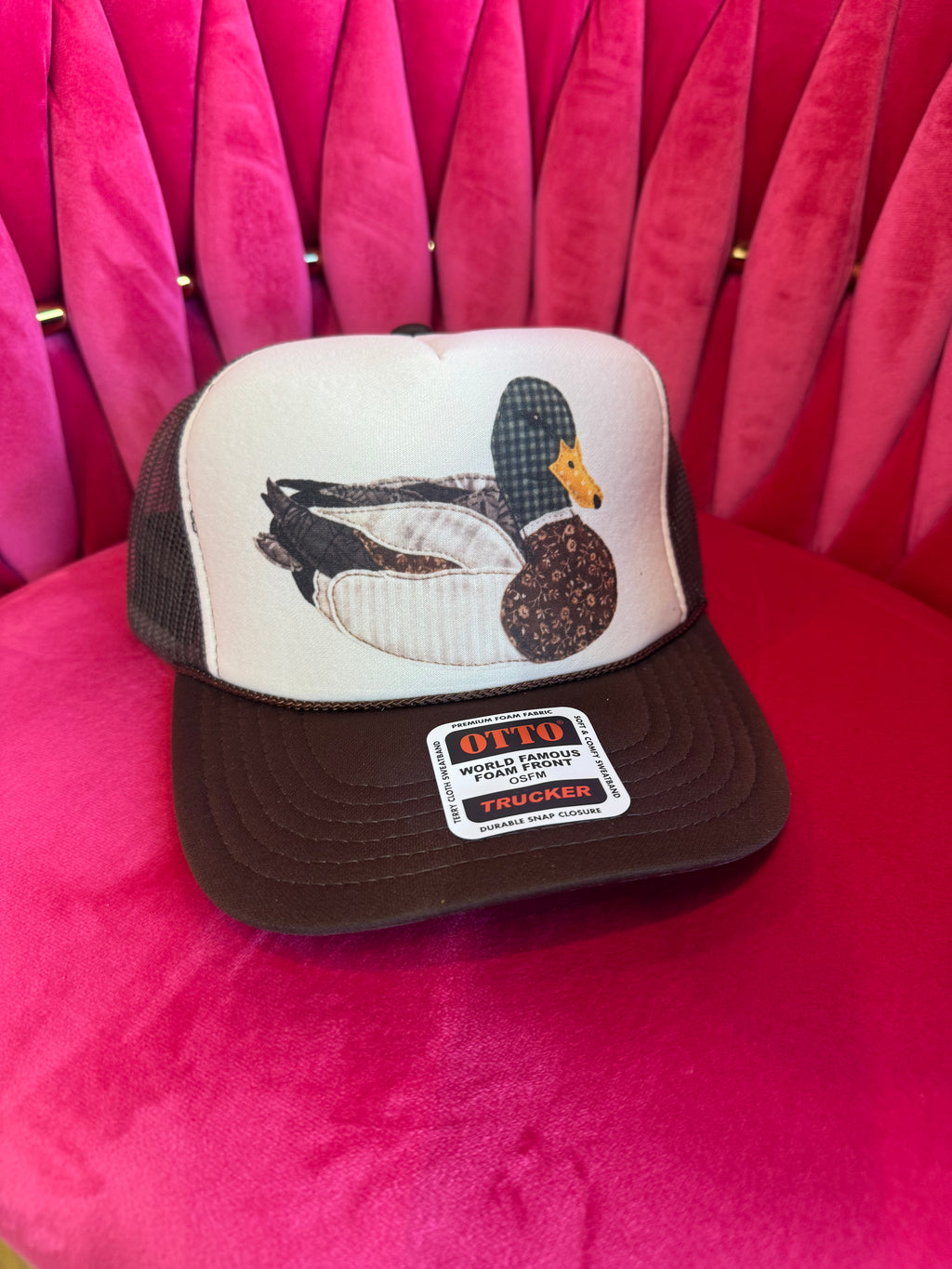 Patchwork Mallard Trucker Hat